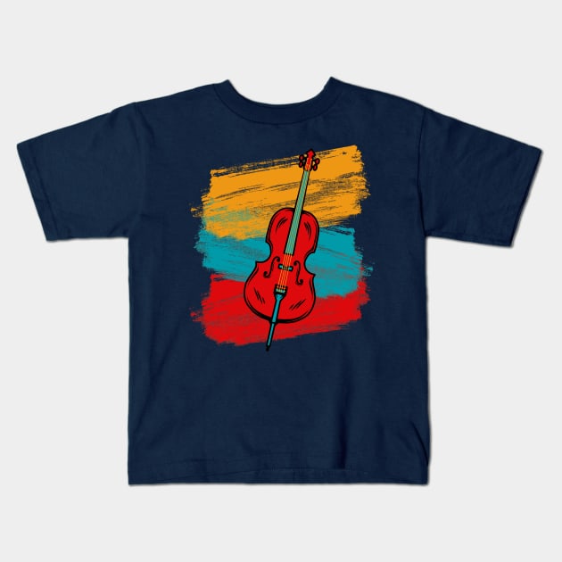 Violin Kids T-Shirt by Tuye Project